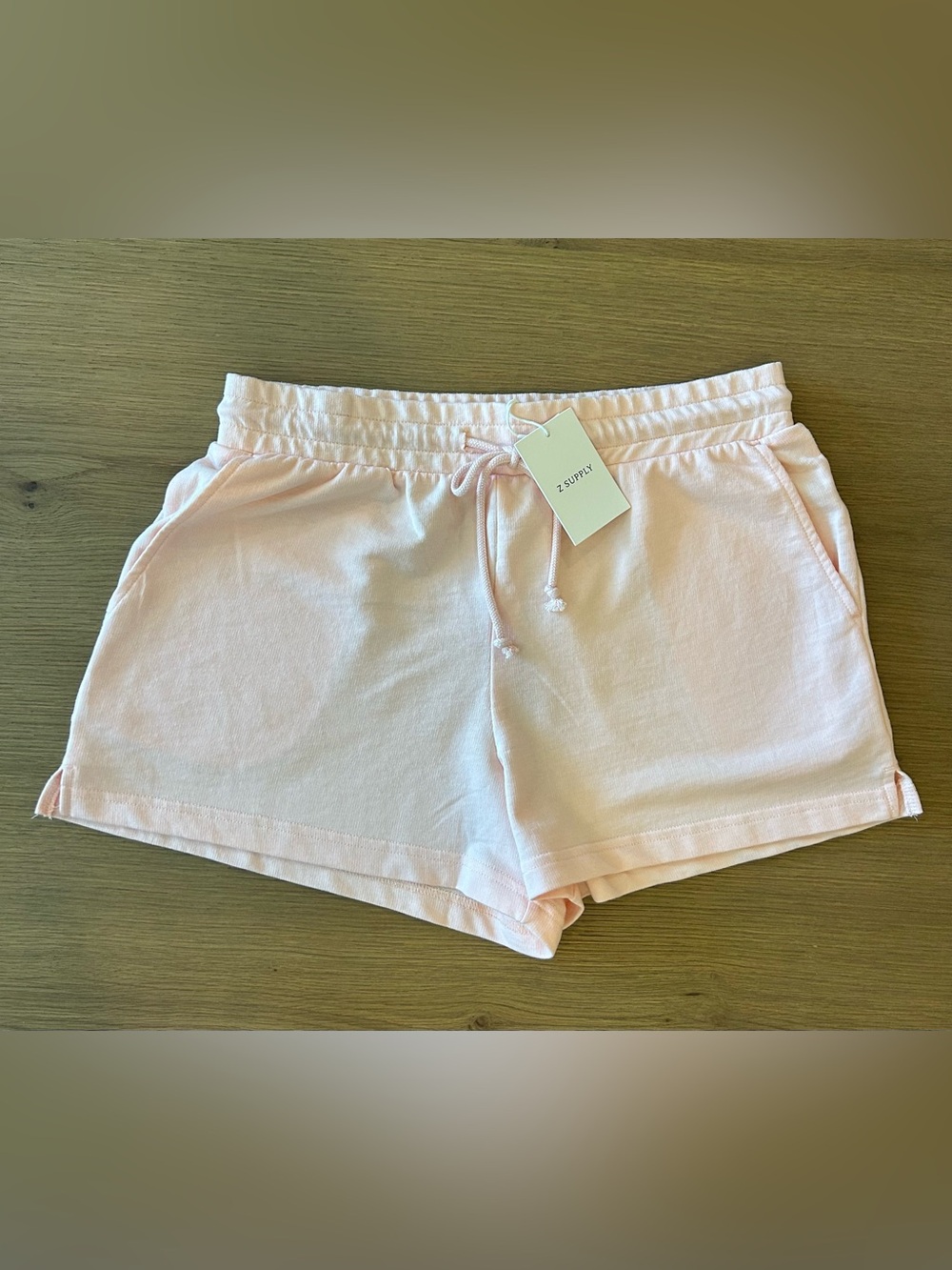 Z Supply Peach French Terry Birdie Short Size M